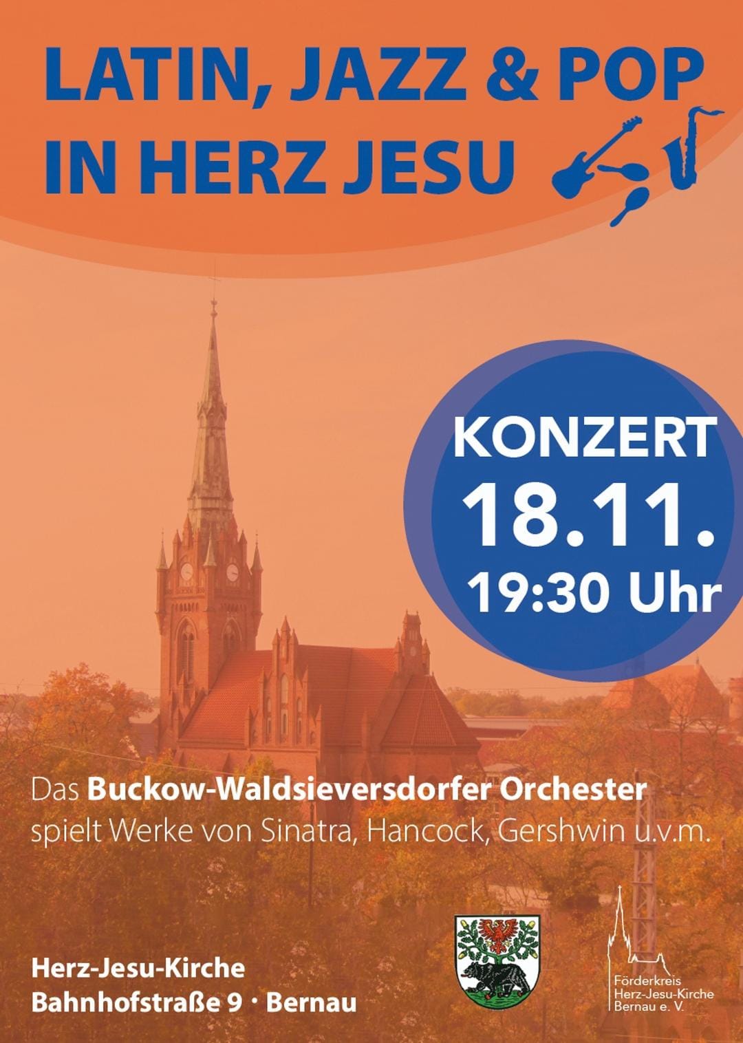 Klangvolles Konzert: Bläserorchester lockte 180 Besucher in Herz-Jesu-Kirche